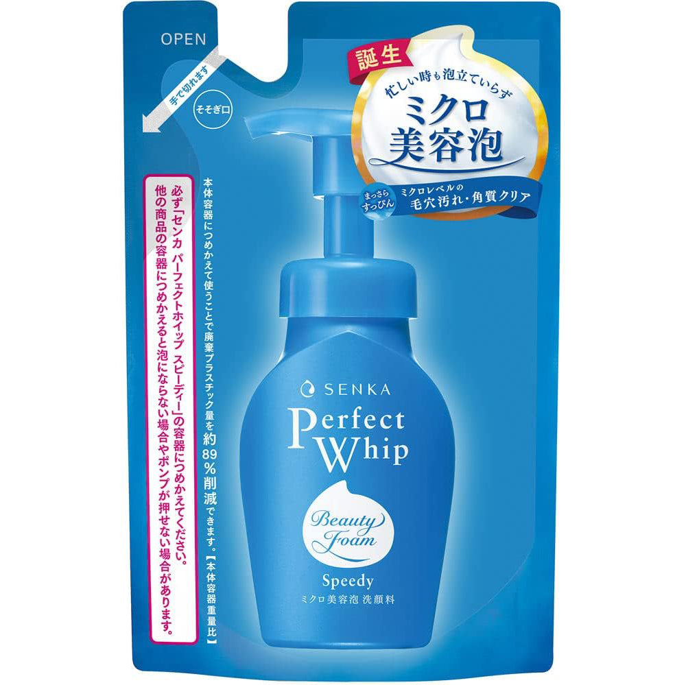 Senka Perfect Whip Speedy - Para lavagem facial - Refil 130ml