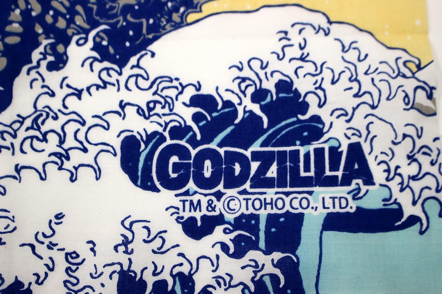 Toalha de mão Folkart - Godzilla Ukiyo-e