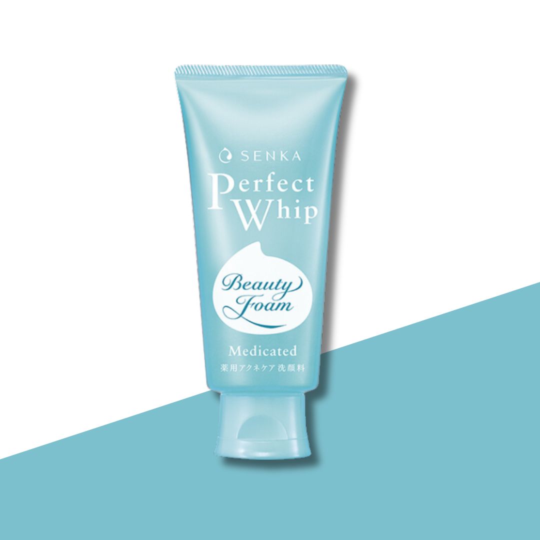 Senka Perfect Whip Beauty Foam 120g cuidados para acne - Espuma de limpeza facial