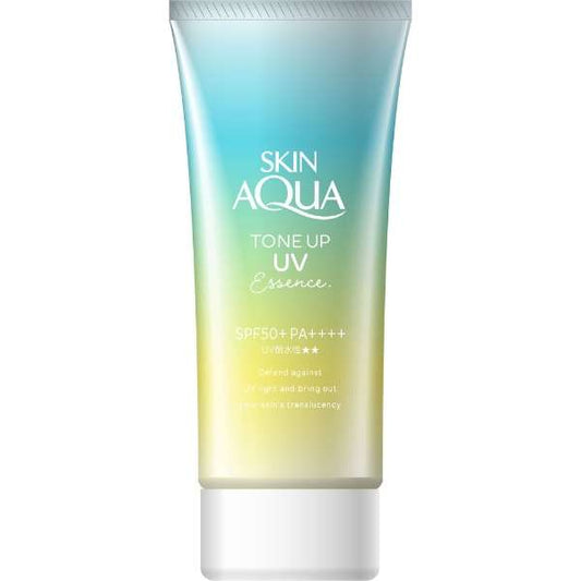 Sunscreen Skin Aqua - Tone Up UV Essence SPF50+ PA++++ 80g Mint Green