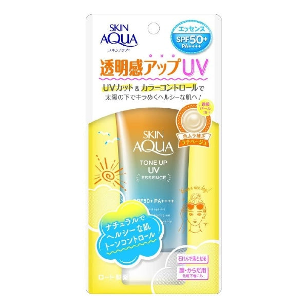 Sunscreen Skin Aqua - Tone Up UV Essence SPF50+ PA++++ 80g Latte Beige