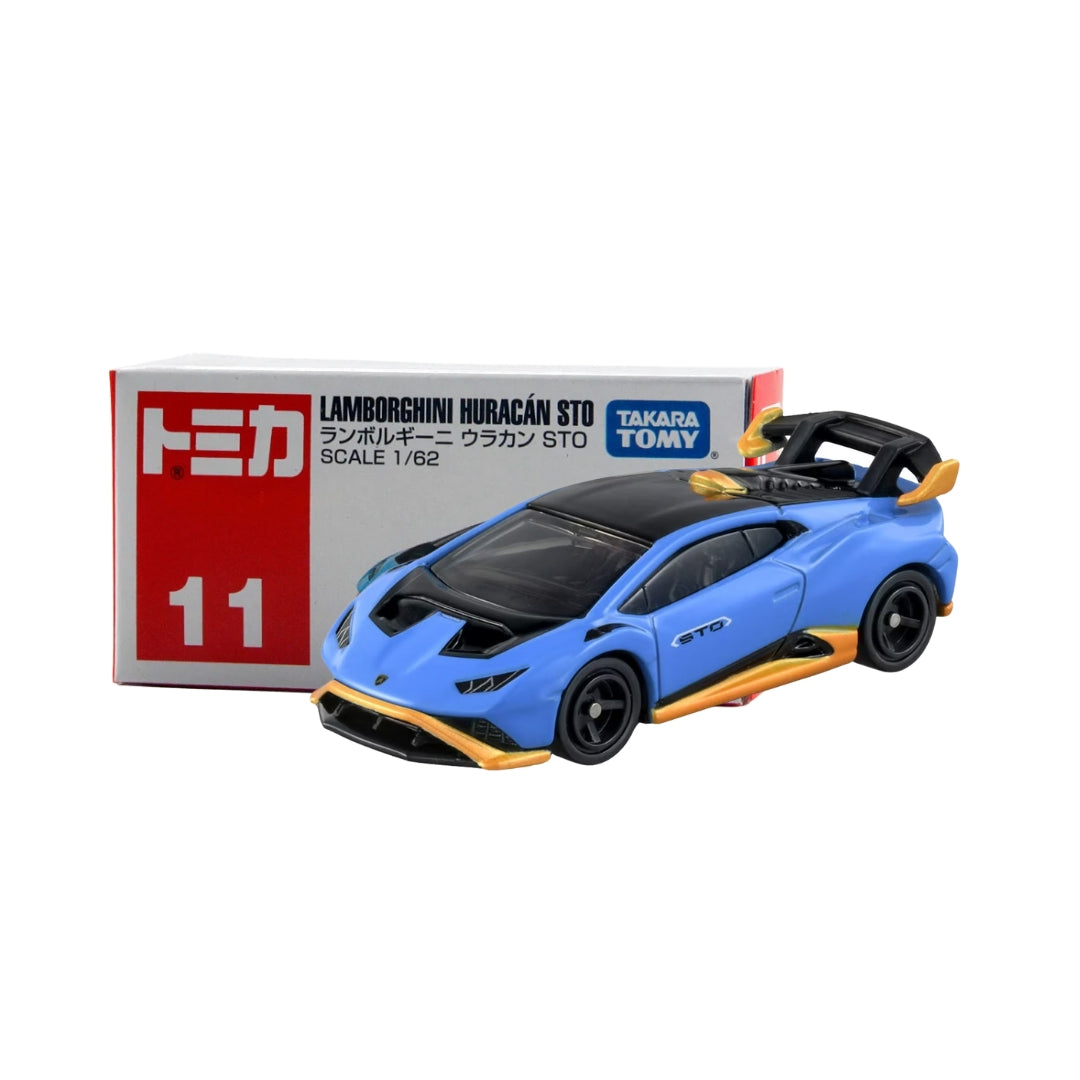 Tomica Car Nº 11 - Lamborghini Huracán STO - Scale 1/62