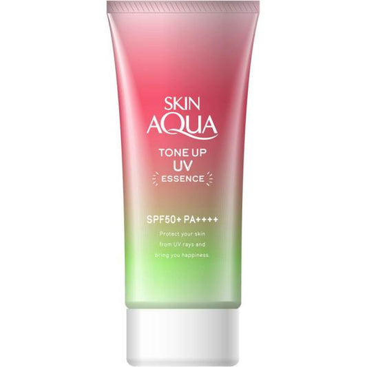 Sunscreen Skin Aqua - Tone Up UV Essence SPF50+ PA++++ 80g Hapiness Rose Aura