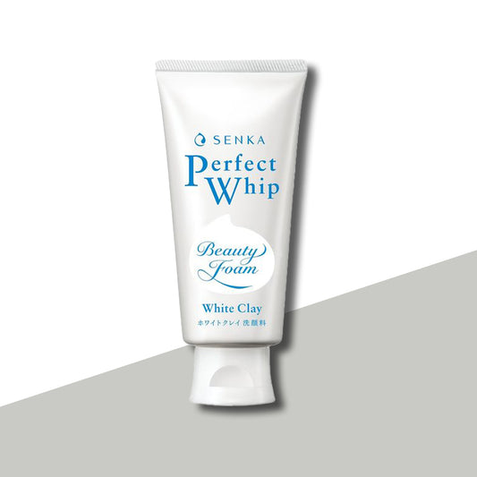 Senka Perfect Whip Beauty Foam 120g White Clay - Facial cleansing foam