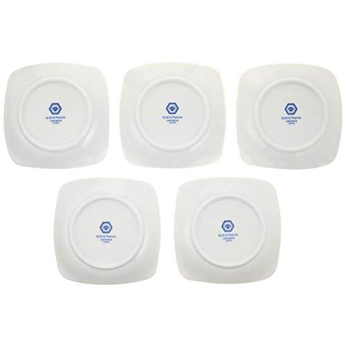 Mini dish plates for sauce - Peanuts Snoopy Yamaka - Set of 5 - Square shape