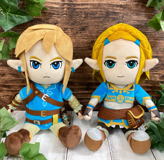 Zelda and Link Plushies