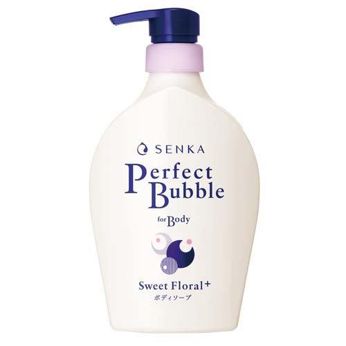 Senka Perfect Bubble for Body - Soap Odor Care - Sweet Floral - 500ml